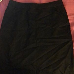 Black Casual Skirt